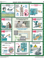 Комплект плакатов "Безопасность работ на металлообрабатывающих станках" - fgospostavki.ru - Королёв