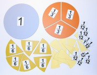 Набор магнитных карточек "Доли и дроби - 3" - fgospostavki.ru - Королёв