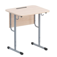 Стол одноместный ученический на круглой трубе - fgospostavki.ru - Королёв