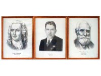 "Портреты выдающихся биологов" (деревянная рамка, под стеклом) - fgospostavki.ru - Королёв