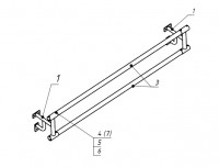 Станок хореографический пристенный (1,5 метра, двухрядный) - fgospostavki.ru - Королёв
