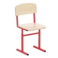 Стул ученический регулируемый на прямоугольной трубе рост. гр. № 1-4 - fgospostavki.ru - Королёв