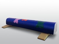 Бревно гимнастическое напольное на металлических опорах (2м) - fgospostavki.ru - Королёв