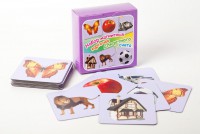 Набор магнитных карточек "Устный счет" (фон фиолетовый) - fgospostavki.ru - Королёв