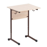 Стол ученический одноместный. Регулируемый по высоте - fgospostavki.ru - Королёв