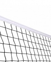 Сетка волейбольная (нить 4 миллиметра, 1*9,5 метра) - fgospostavki.ru - Королёв
