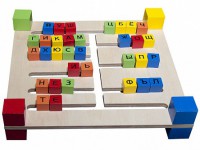 Фронтальное наглядное игровое пособие "Двухсторонний русский алфавит" - fgospostavki.ru - Королёв