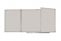 Доска магнитно-маркерная настенная трехэлементная белая полимерная (3000*1000) - fgospostavki.ru - Королёв