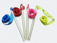 Лента атласная на деревянной палочке (10 метров) - fgospostavki.ru - Королёв