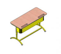 Стол ученический "Асташка -2" двухместный регулируемый - fgospostavki.ru - Королёв