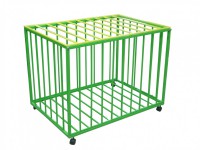 Контейнер для мячей на колесиках (разборный с крышкой) - fgospostavki.ru - Королёв