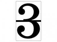 Набор магнитных карточек "Произвольный размер "3" (3 штуки) - fgospostavki.ru - Королёв