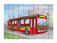 Магнитный пазл "Автобус" - fgospostavki.ru - Королёв