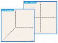 Фрагмент (демонстрационный) маркерный (двухсторонний) "Координатная плоскость" - fgospostavki.ru - Королёв