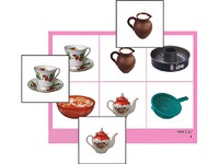 Логопедическое лото "Посуда" (4 планшета, 24 карточки, цветное, ламинированное) - fgospostavki.ru - Королёв