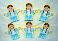 Набор рукавичек "Эмоции (девочки)" 6 штук - fgospostavki.ru - Королёв