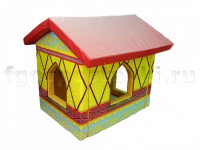 Домик игровой "Узор" с рисунком (трансформируется в маты) - fgospostavki.ru - Королёв
