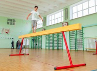 Бревно гимнастическое напольное постоянной высоты (700 мм) (5 м) - fgospostavki.ru - Королёв