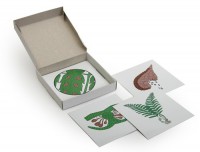 Модель-аппликация "Размножение папоротника" (набор из 8 карт) - fgospostavki.ru - Королёв