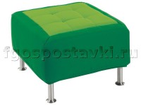 Пуф квадратный на хромированных ножках - fgospostavki.ru - Королёв