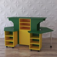 Модульный стеллаж "Весёлые занятия" - fgospostavki.ru - Королёв