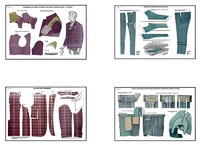 Плакаты ПРОФТЕХ "Изготовление мужских костюмов" (25 пл, винил, 70х100) - fgospostavki.ru - Королёв