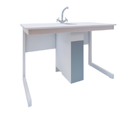 Стол ученический для кабинета химии двухместный - fgospostavki.ru - Королёв