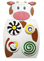 Бизиборд «Белая коровушка» - fgospostavki.ru - Королёв