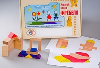 Игровой набор Фребеля "Конструктор деревянный без соединений-2" (Серия "Эксперимент") - fgospostavki.ru - Королёв