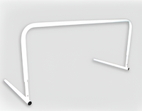 Барьер тренировочный регулируемой высоты (кнопочный фиксатор) - fgospostavki.ru - Королёв