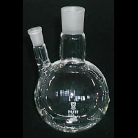 Колба круглодонная с двумя горловинами и шлифами 100 мл. - fgospostavki.ru - Королёв