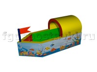 Сухой бассейн "Кораблик" с шелкографией - fgospostavki.ru - Королёв