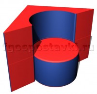 Кресло-пуф модульное ВИК - fgospostavki.ru - Королёв