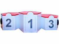 Электрифицированный интерактивный наградной пьедестал "Первый, второй, третий" - fgospostavki.ru - Королёв