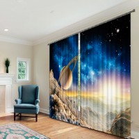 Комплект светонепроницаемых штор "Космическая история" - fgospostavki.ru - Королёв