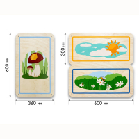 Набор стеновых панелей «Природа нашего края - Прогулка» - fgospostavki.ru - Королёв