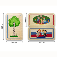 Набор стеновых панелей «Символы России - Традиции» - fgospostavki.ru - Королёв