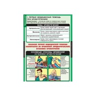 Комплект таблиц. ОБЖ. Правила оказания первой медицинской помощи - fgospostavki.ru - Королёв