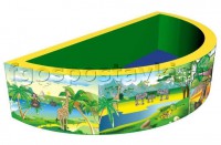 Сухой бассейн полукруглый с шелкографией - fgospostavki.ru - Королёв