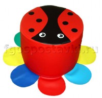 Пуфик "Божья коровка" ВИК - fgospostavki.ru - Королёв