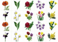 Комплект карточек "Запоминай, играй, считай" - Цветы - fgospostavki.ru - Королёв