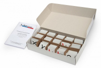 Модель-аппликация "Генетика групп крови" (раздаточный материал из 15 комплектов по 24 карты) - fgospostavki.ru - Королёв