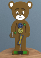 Бизиборд «Медвежонок» - fgospostavki.ru - Королёв