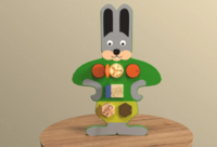 Бизиборд «Серый заинька» - fgospostavki.ru - Королёв