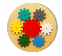 Бизиборд «Цветные шестеренки» - fgospostavki.ru - Королёв