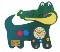 Бизиборд «Зеленый крокодил» - fgospostavki.ru - Королёв