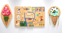 Комплект бизибордов «Фабрика мороженого» - fgospostavki.ru - Королёв