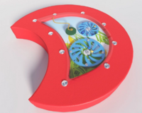 Настенный игровой модуль в виде части гусеницы с весами - fgospostavki.ru - Королёв