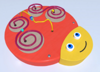 Настенный игровой элемент в виде головы гусеницы - fgospostavki.ru - Королёв