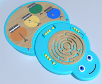 Настенный игровой элемент «Гусеница» - fgospostavki.ru - Королёв